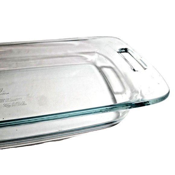 PYREX C233 Easy Grab Baking Dish 3qt Glass Food Storage Dish Open Handles No Lid - Picture 3 of 7